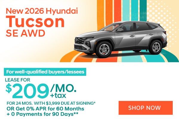 New 2026 Hyundai Tucson SE AWD