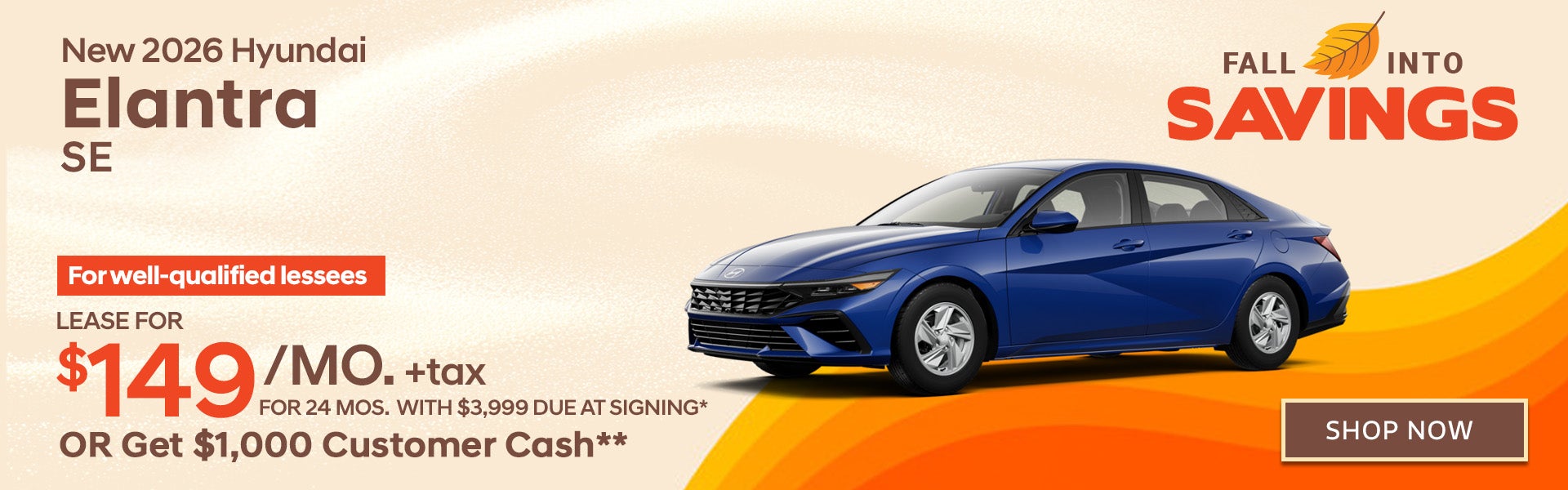 New 2026 Hyundai Elantra SE