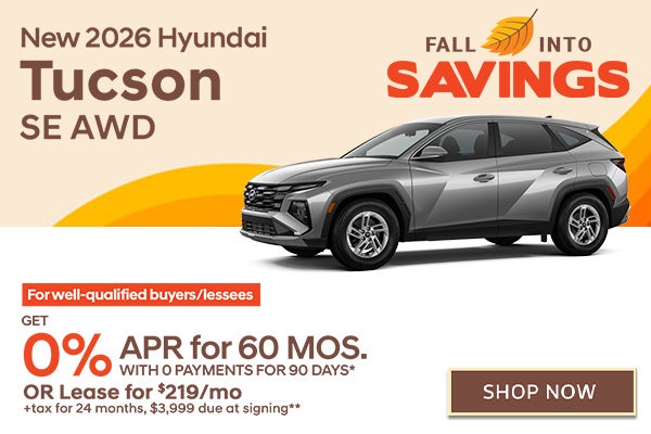 New 2026 Hyundai Tucson SE AWD